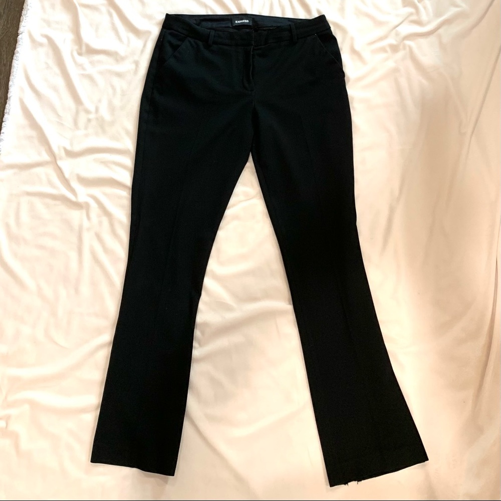 Columnist Barely Boot Mid-Rise Stretch Dress Pants
